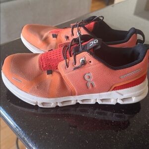 On Running Orange Athletic Sneakers